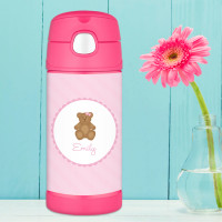 A Sweet Teddy Bear Thermos Bottle