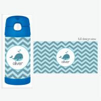 Sweet Little Blue Whale Thermos Bottle