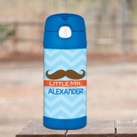 Little Mr. Mustache Thermos Bottle