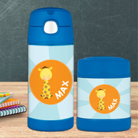 Cute Baby Giraffe Thermos Bottle