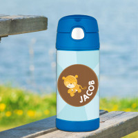 Cute Baby Cheetah Thermos Bottle