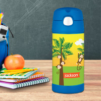 Monkeys in the Jungle Thermos Bottle