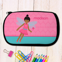 African American Fairy Girl Pencil Case
