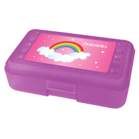 Dreamy Rainbow Personalized Pencil Box