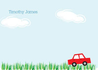 Awesome Personalized Note Card Sets | Little Car Ride1