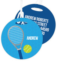 Tennis Fan Kids Luggage Tags