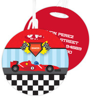 Fast Race Kids Luggage Tags
