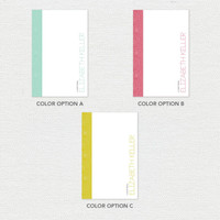 Sweet Flowers Custom Notepad