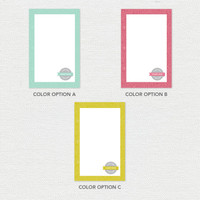 Sweet Flowers Square Custom Notepad