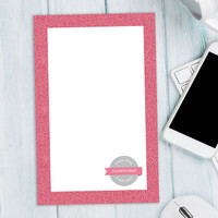 Sweet Flowers Square Custom Notepad