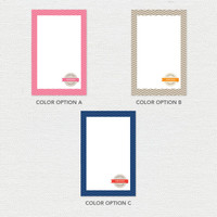 Up and Down Square Custom Notepad