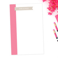 Awesome Custom Notepad With Name | Up and Down Flag