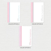 Criss Cross Custom Notepad