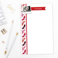 Love for Shoes Photo Custom Notepad