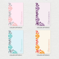 Colorful Victorian Custom Notepad