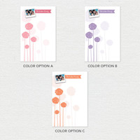 Clear Poms Poms Photo Custom Notepad