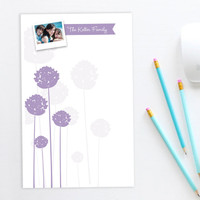 Clear Poms Poms Photo Custom Notepad