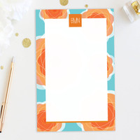 Pretty Blooms Custom Notepad