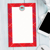 Criss Cross  Custom Notepad