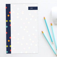 Colorful Dots Custom Notepad