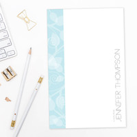 Leaves and Swirls Custom Notepad