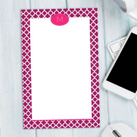 Quatrefoil Beauty Custom Notepad