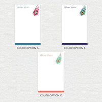 A Beautiful Feather Custom Notepad