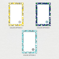 Stamped Blossoms Custom Notepad