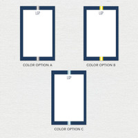 Elegant Ribbon Custom Notepad