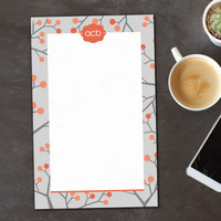 Branches and Dots Custom Notepad