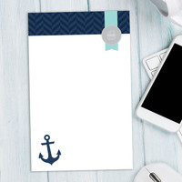 Small Anchor Custom Notepad