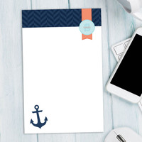 Small Anchor Custom Notepad