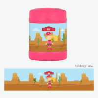 Cowgirl Thermos Food Jar