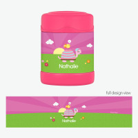 Turtle and Happy Bird Thermos Food Jar