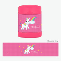 Rainbow Unicorn Thermos Food Jar