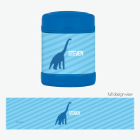 Dino and Me Blue Thermos Food Jar