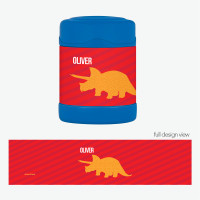 Dino and Me Red Thermos Food Jar
