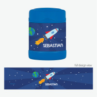 Rocket on the Sky Thermos Food Jar