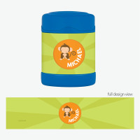 Cute Baby Monkey Thermos Food Jar