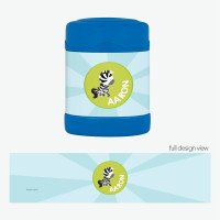 Cute Baby Zebra Thermos Food Jar