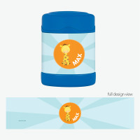 Cute Baby Giraffe Thermos Food Jar