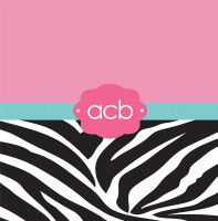 Zebra and Pink Shower Curtain