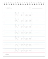 English Vertical Writing Book For Boys