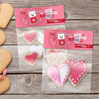 Pink Boom Boom for you Treat Bags