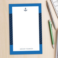 Nautical Anchor Custom Notepad