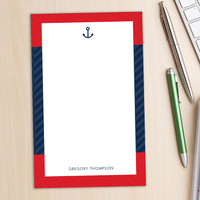 Nautical Anchor Custom Notepad