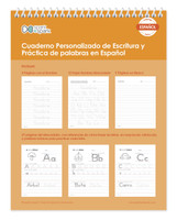 Spanish Vertical Writing Book For Boys