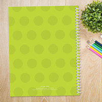 Just Like Me Girl Green Kids Notebook