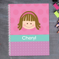 Just Like Me-Girl-Pink Kids Notebook
