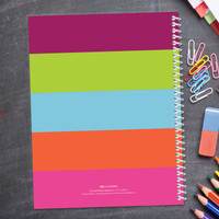 Shiny Bold Flowers Kids Notebook